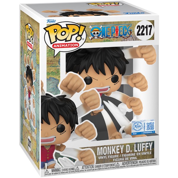 Фото - Коллекционная фигурка FUNKO POP! серии Большой куш - ЛУФФИ (Гому Гому но Гатлинг) (92222)